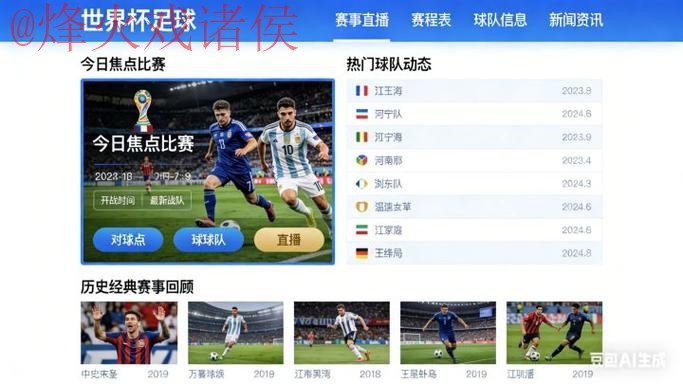 2026世界杯直播网站推荐与热门平台